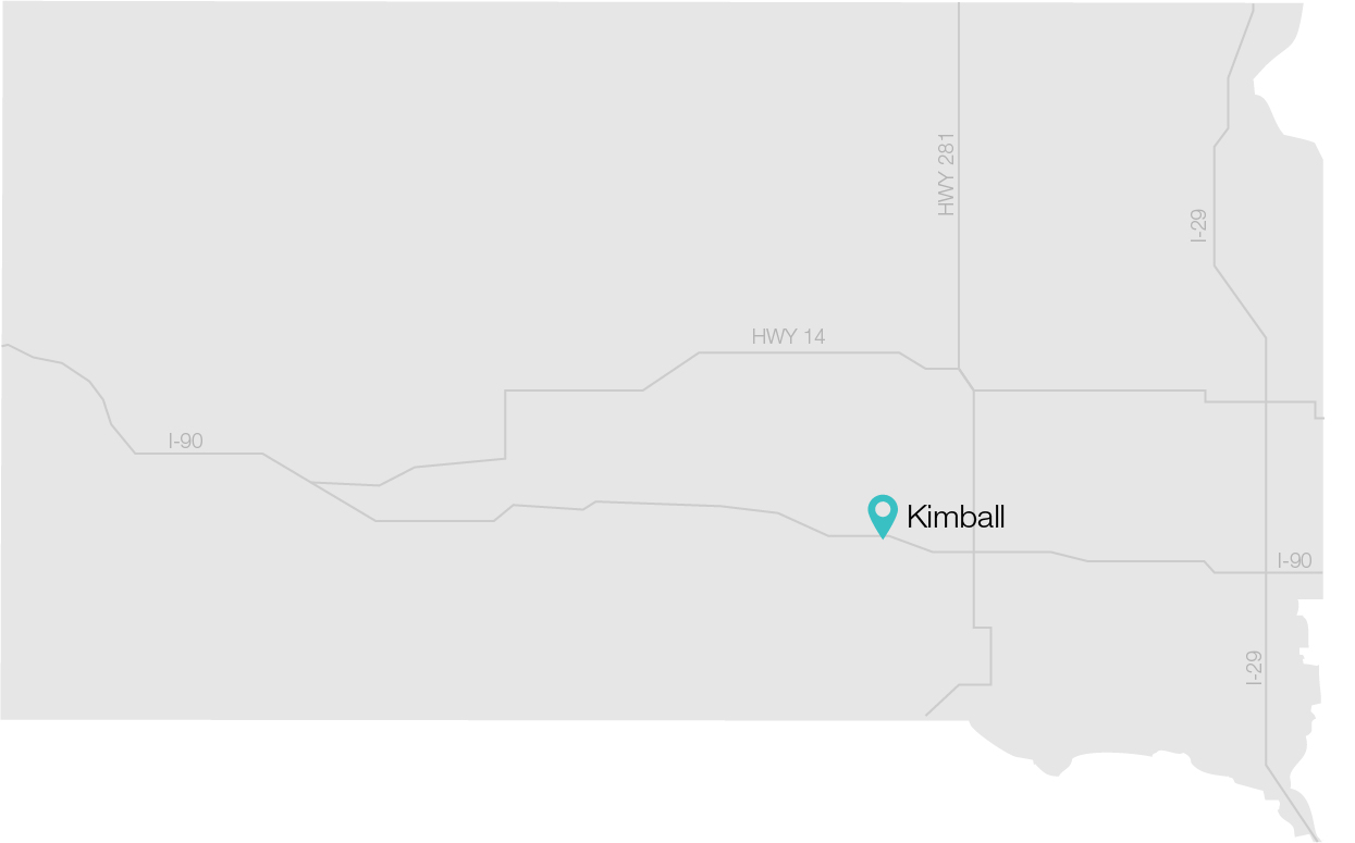 South Dakota map